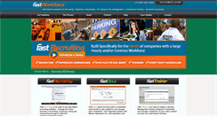 Desktop Screenshot of fastworkforce.com